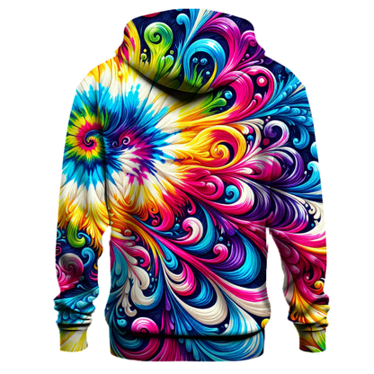 Bright Color Burst Hoodie