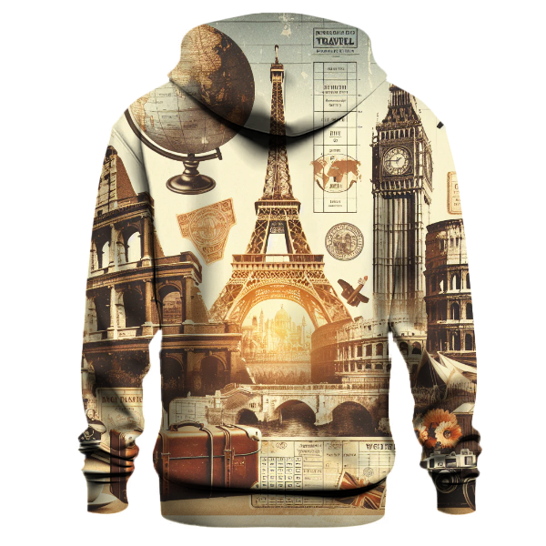 Vintage Travel Adventures Hoodie