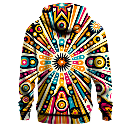 Funky Retro Starburst Hoodie