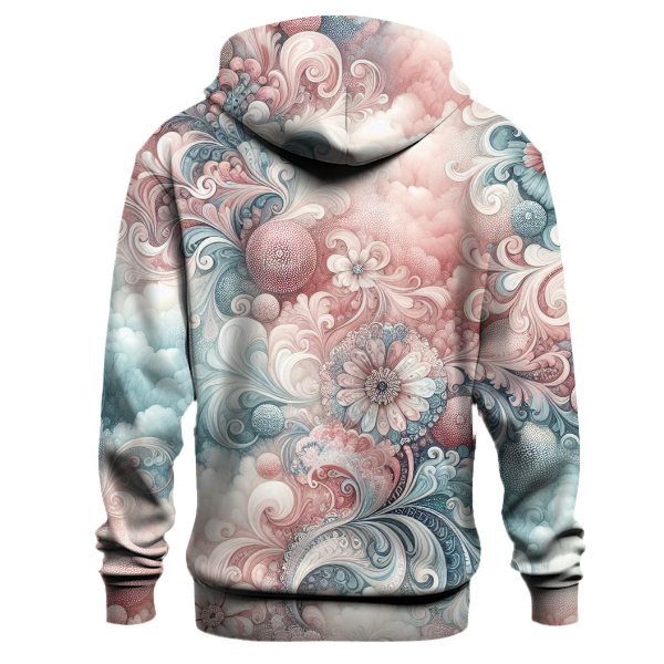 Vintage Floral Tie-dye Design Hoodie