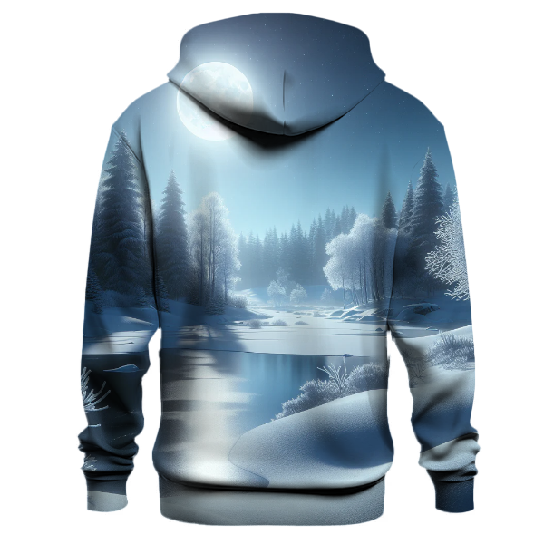 Winter's Tranquil Night Hoodie