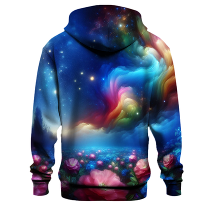 Celestial Night Blossoms Hoodie