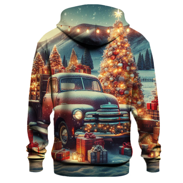 Classic Christmas Trucks Hoodie