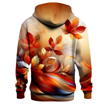 Golden Autumn Breeze Hoodie