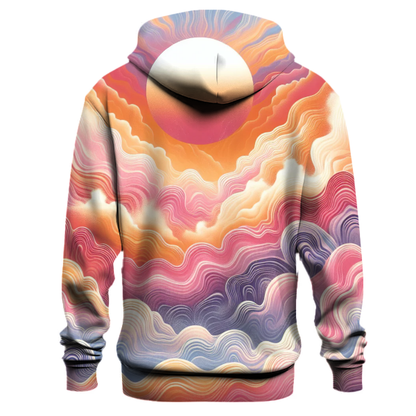 Sunset Bliss Tie-dye Design Hoodie