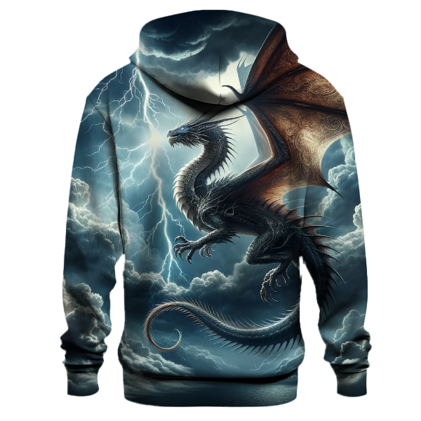 Mystical Dragon Design Hoodie