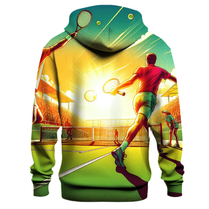 Tennis Serve and Volley Hoodie