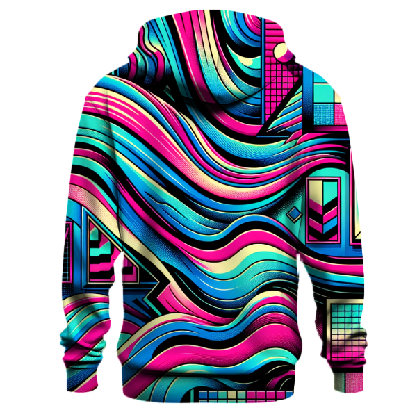 Electric Retro Wave Hoodie