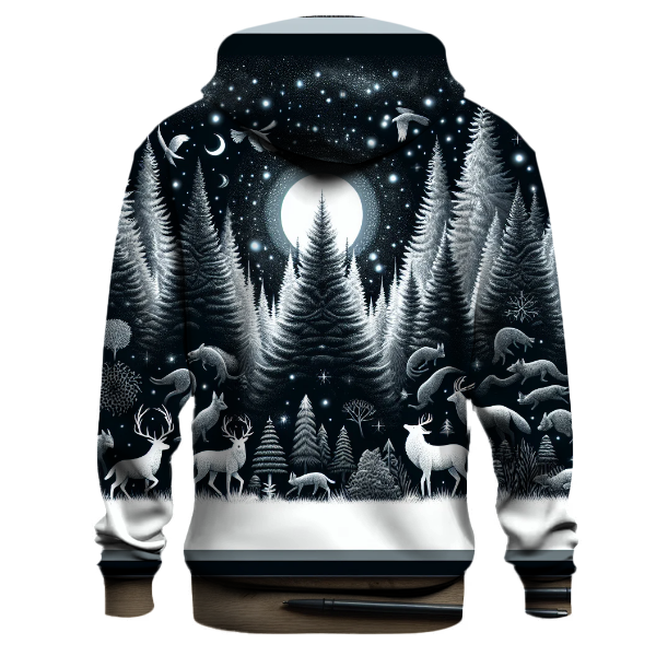 Yuletide Forest Magic Hoodie