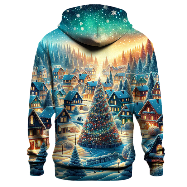 Snowy Christmas Village Hoodie