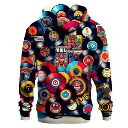 Vinyl Records Collection Hoodie