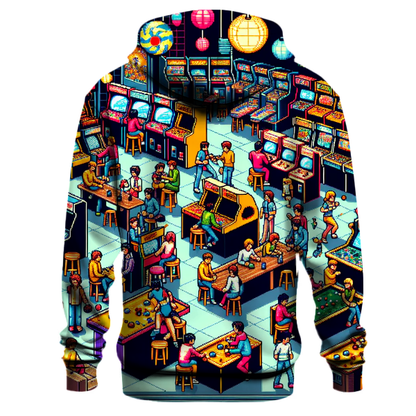 Classic 80s Arcade Nostalgia Hoodie