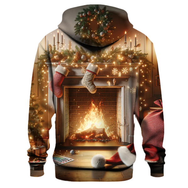 Santa's Cozy Fireplace Hoodie