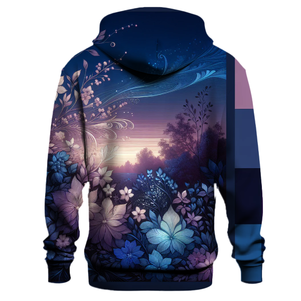 Ethereal Twilight Blossoms Hoodie