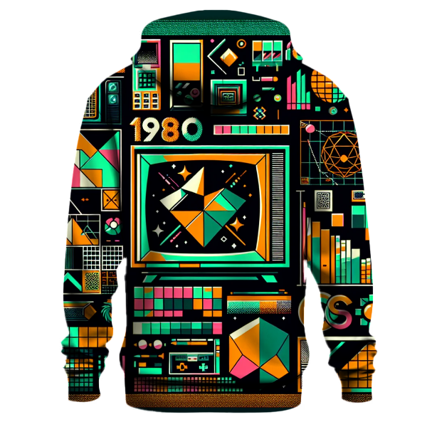 Geo Pop Culture Fusion Hoodie