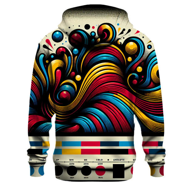 Vibrant Music Waves Hoodie Hoodie Trends