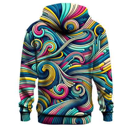 Rainbow Waves Hoodie