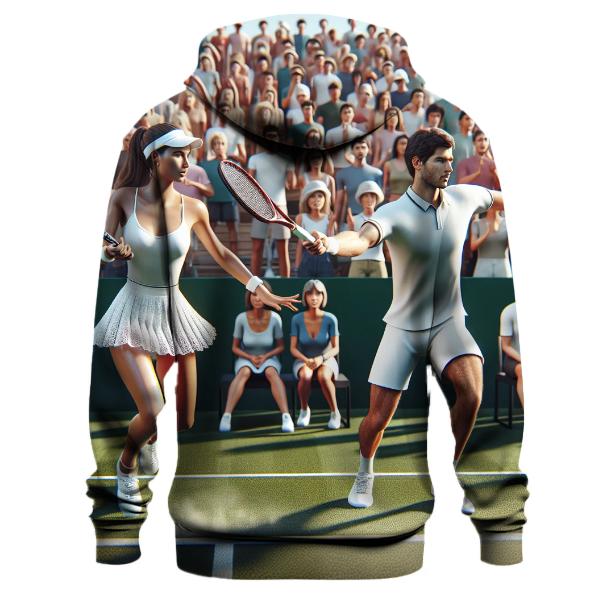 Tennis Game Day Focus Hoodie