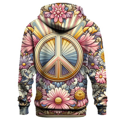 Classic Peace Flower Hoodie