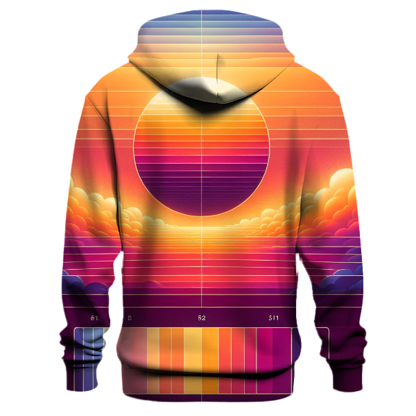 Vivid Sunset Horizon Hoodie