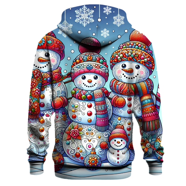 Jolly Snowman Family Hoodie