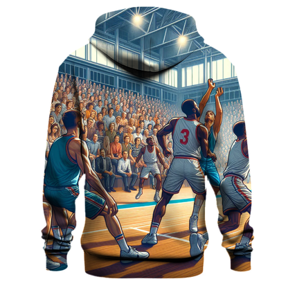 Basketball Court Style Hoodie