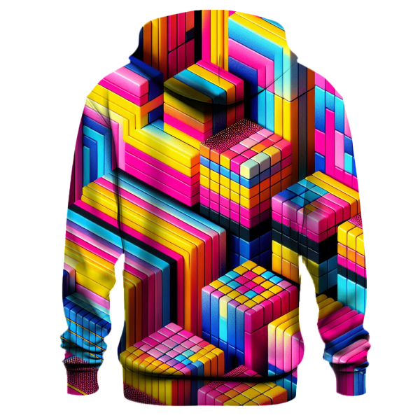 Funky Color Blocks Hoodie