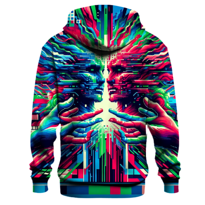 Glitch Art Vortex Hoodie