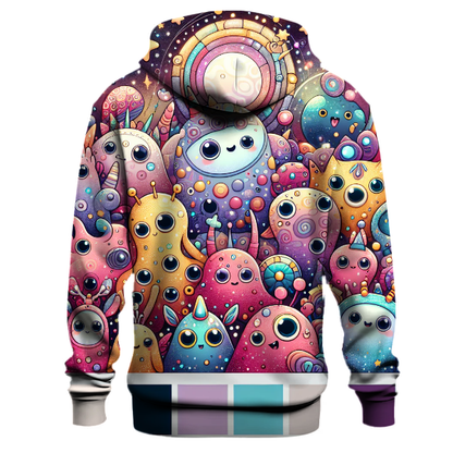 Whimsical Galaxy Creatures Hoodie