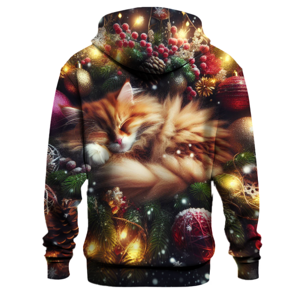 Christmas Cat Nap Hoodie