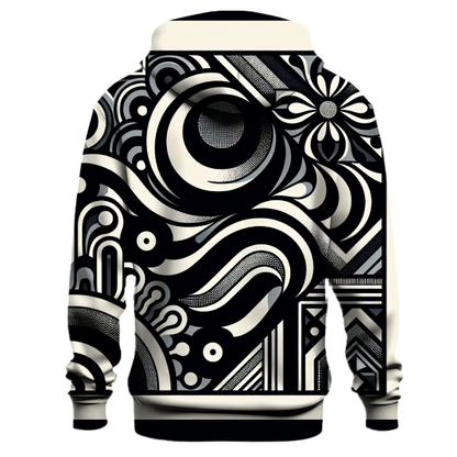 Modernist Optical Illusion Hoodie Lightweight Hoodies