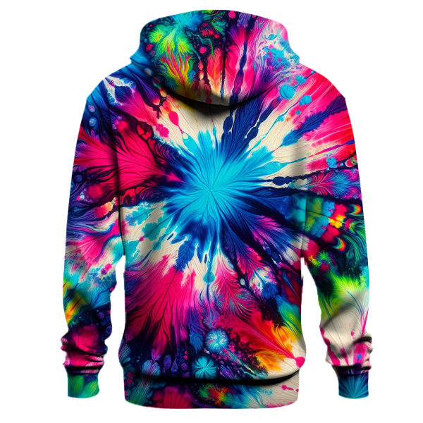 Electric Dreams Tie-dye Design Hoodie