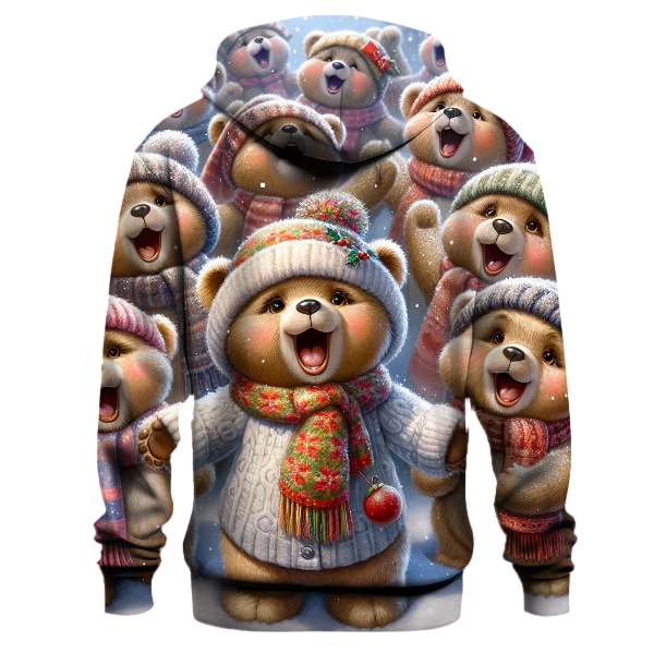 Teddy Bear Christmas Choir Hoodie