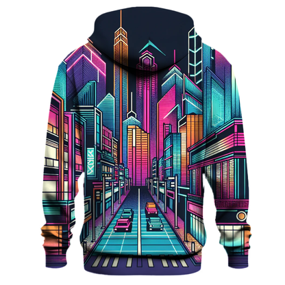 Synthwave Streetscape Hoodie