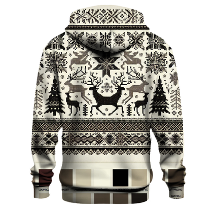 Nordic Christmas Patterns Hoodie