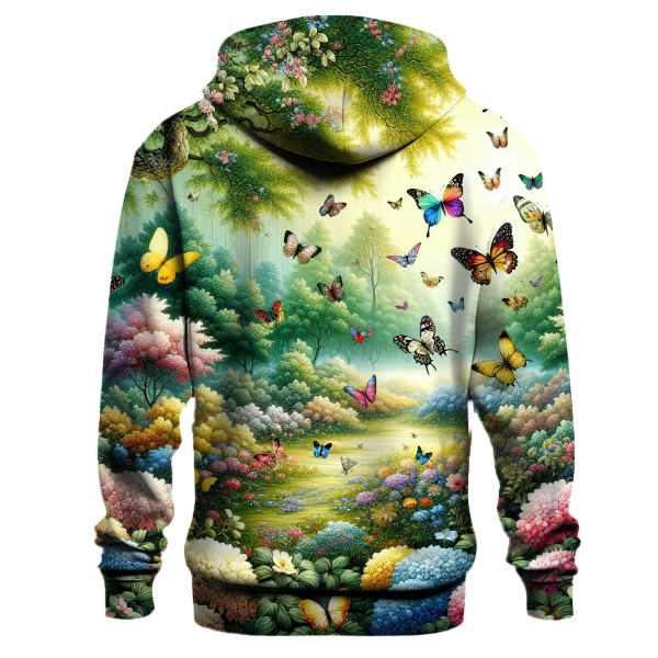 Enchanted Butterfly Garden Hoodie