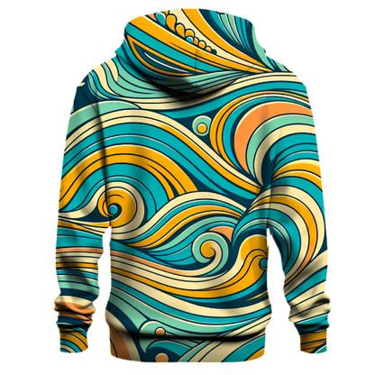 Groovy 70s Wave Hoodie