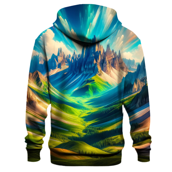 Majestic Mountain Landscape Hoodie