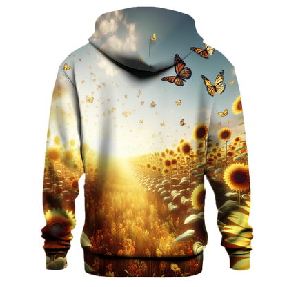 Radiant Sunflower Symphony Hoodie