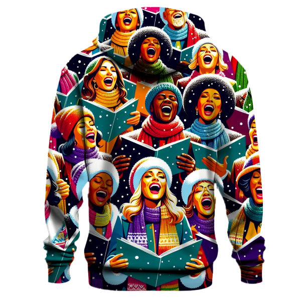 Cheery Christmas Carolers Hoodie