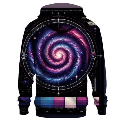 Funky Spiral Galaxy Hoodie