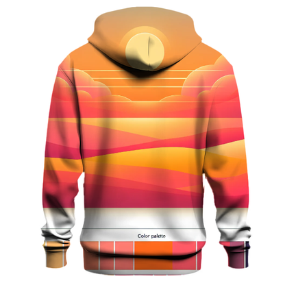 Retro Sunset Groove Hoodie