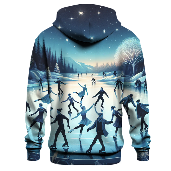 Glistening Ice Skaters Hoodie