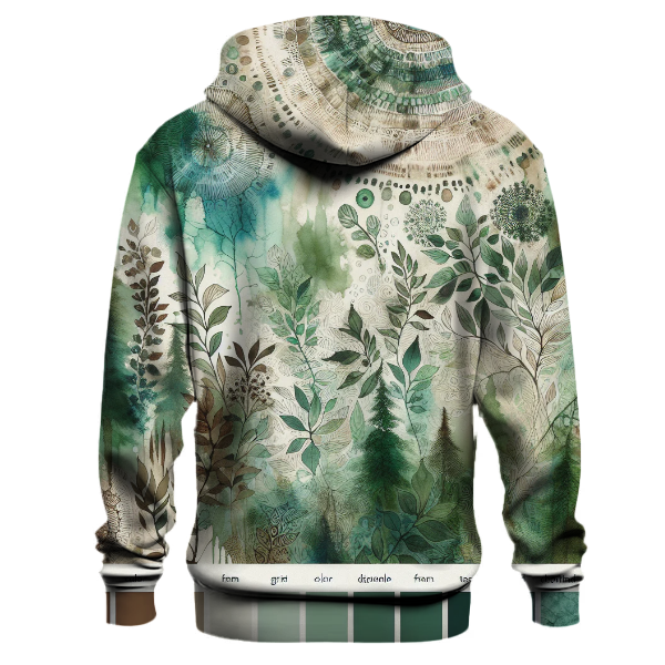 Forest Enchantment Tie-Dye Hoodie