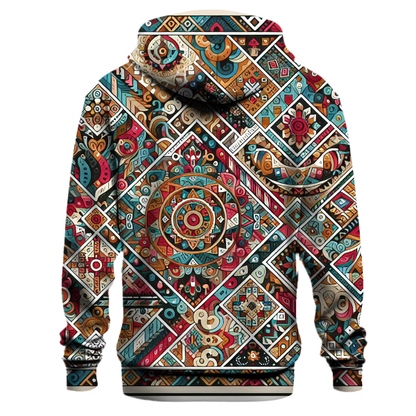 Ethnic Mosaic Symphony Hoodie