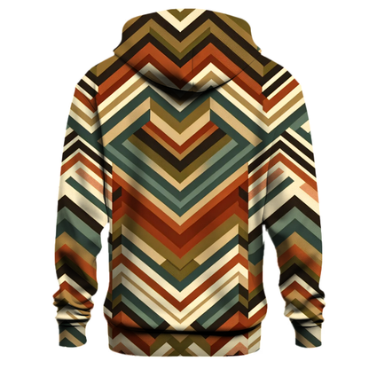 Vintage Chevron Chic Hoodie