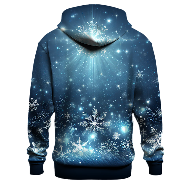 Joyful Snowflakes and Stars Hoodie