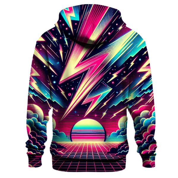 Retro Electric Sky Design Hoodie Hoodie Designs