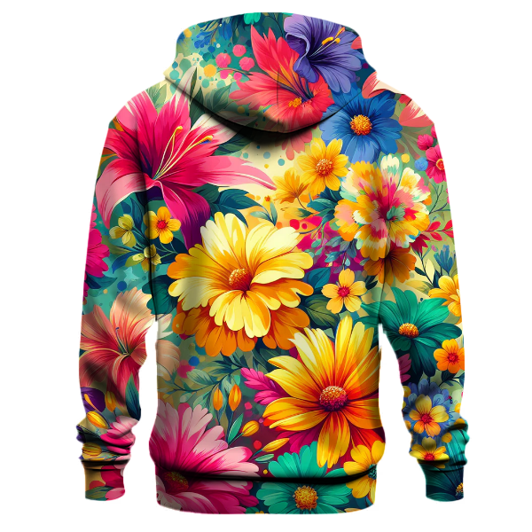 Garden Party Tie-dye Design Hoodie