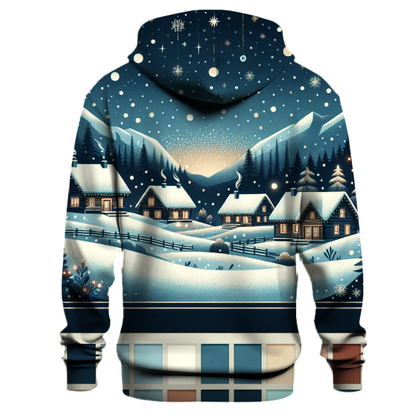 Frosty Winter Night Hoodie